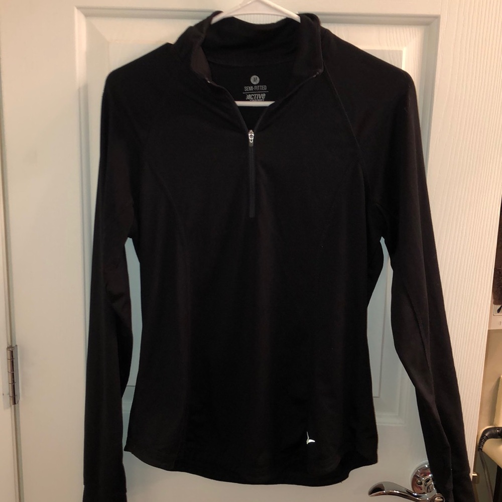 Black quarter zip